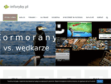 Tablet Screenshot of inforyby.pl